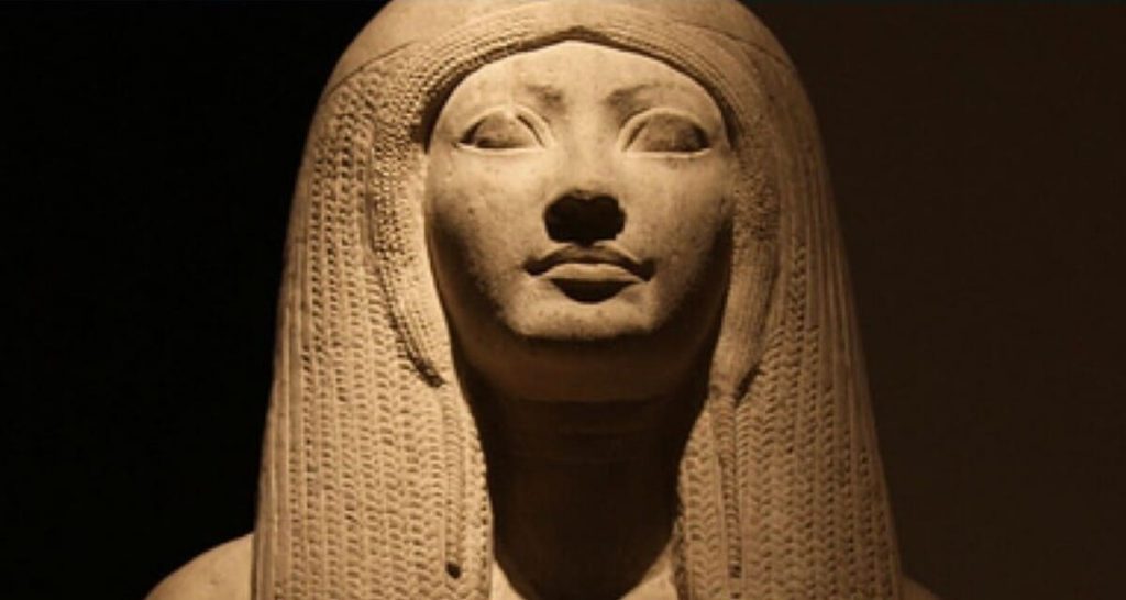 Compositor más antiguo Primer plano Cara de Enheduanna